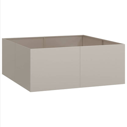 vidaXL Planter Rusty 100x100x40 cm Weathering Steel - Brown