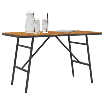 vidaXL Dining Table Brown 110 x 55 x 61.5 cm Solid Acacia Wood