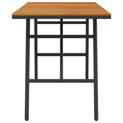 vidaXL Dining Table Brown 110 x 55 x 61.5 cm Solid Acacia Wood