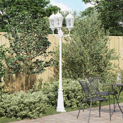vidaXL Garden Light 61 x 53 x 235 cm Aluminium and Glass - White