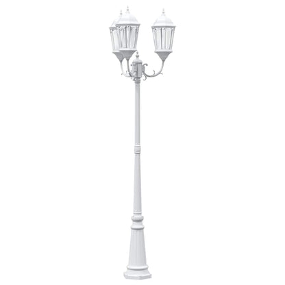 vidaXL Garden Light 61 x 53 x 235 cm Aluminium and Glass - White
