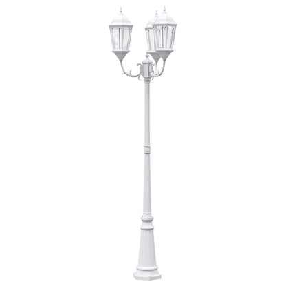 vidaXL Garden Light 61 x 53 x 235 cm Aluminium and Glass - White