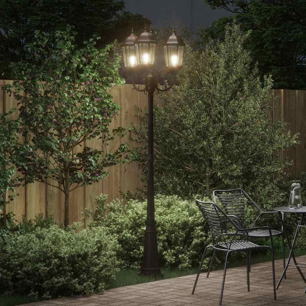 vidaXL Garden Light 61 x 53 x 235 cm Aluminium and Glass - Bronze