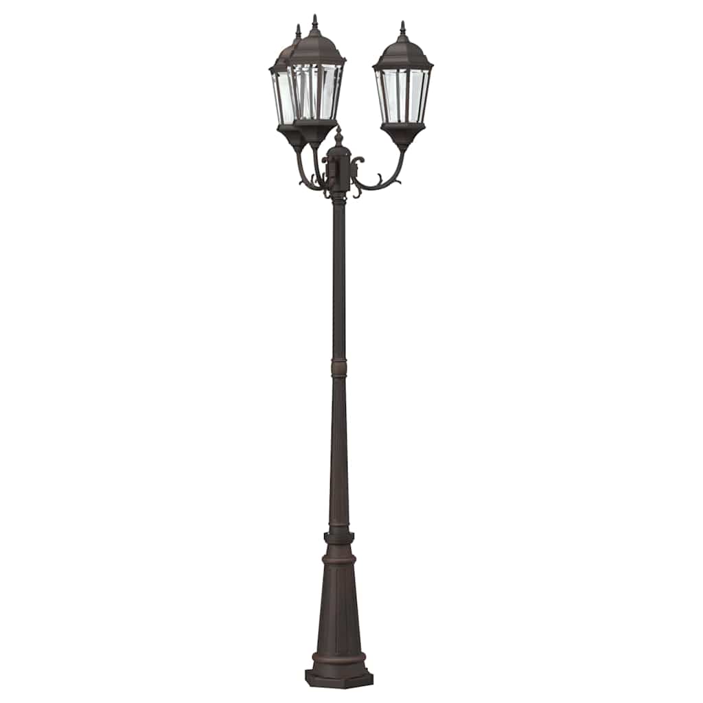 vidaXL Garden Light 61 x 53 x 235 cm Aluminium and Glass - Bronze