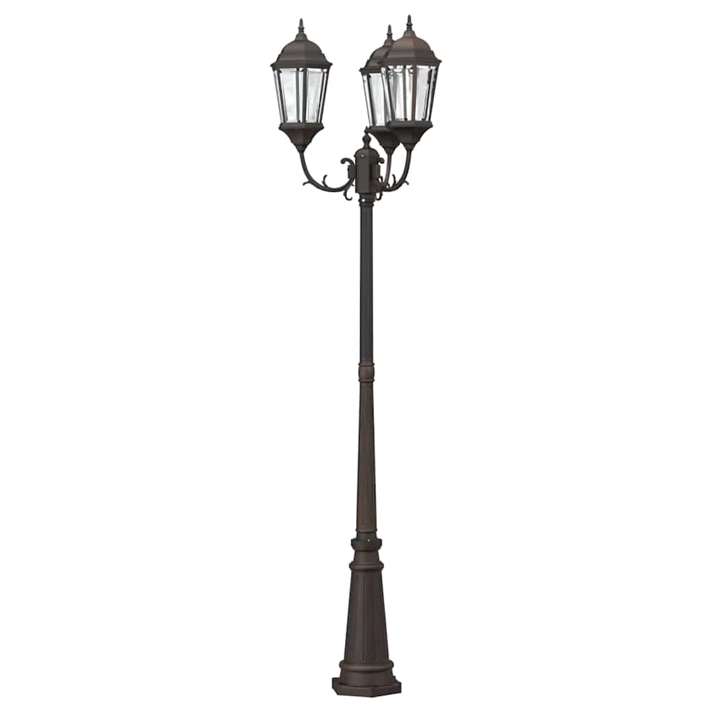vidaXL Garden Light 61 x 53 x 235 cm Aluminium and Glass - Bronze