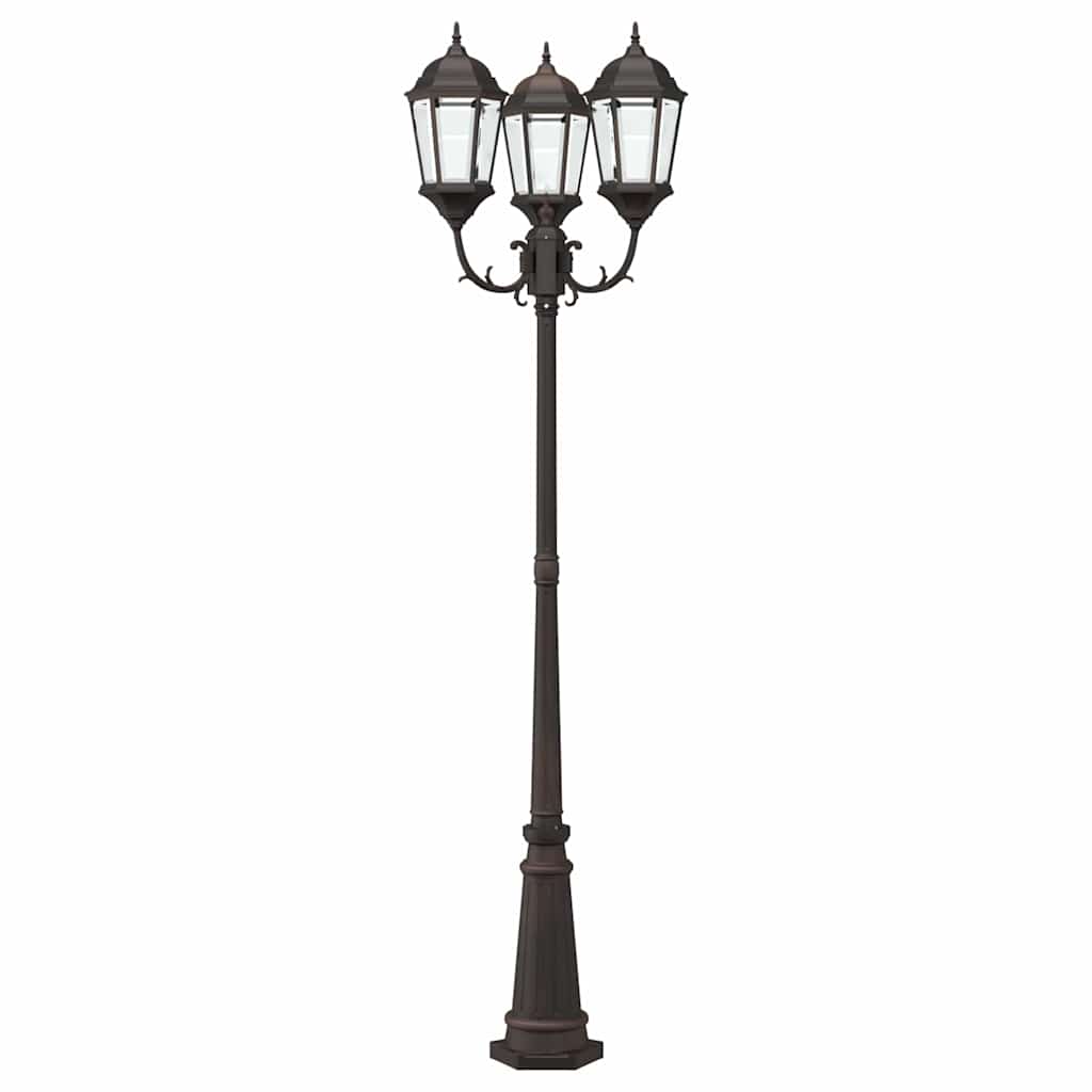 vidaXL Garden Light 61 x 53 x 235 cm Aluminium and Glass - Bronze