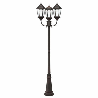 vidaXL Garden Light 61 x 53 x 235 cm Aluminium and Glass - Bronze