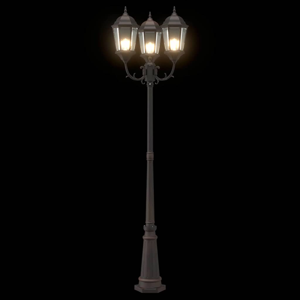 vidaXL Garden Light 61 x 53 x 235 cm Aluminium and Glass - Bronze