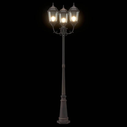 vidaXL Garden Light 61 x 53 x 235 cm Aluminium and Glass - Bronze