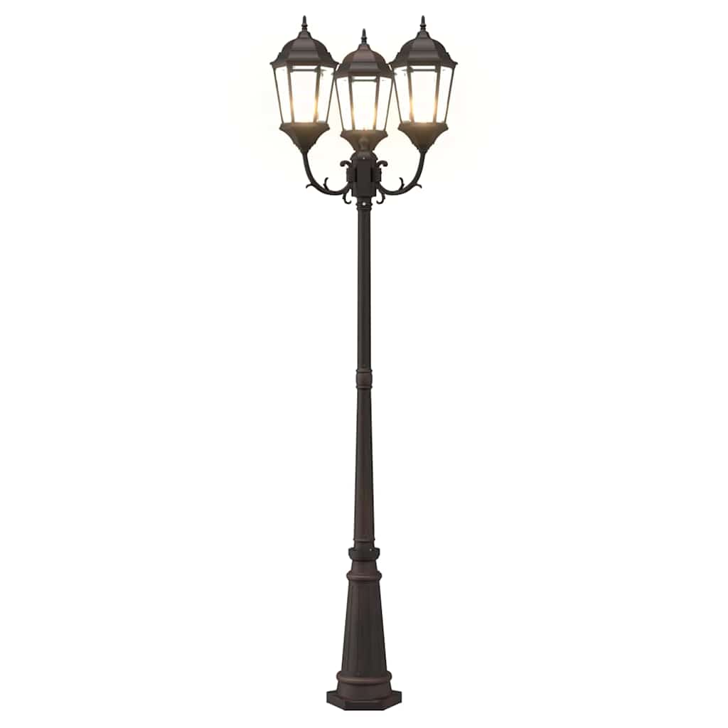 vidaXL Garden Light 61 x 53 x 235 cm Aluminium and Glass - Bronze