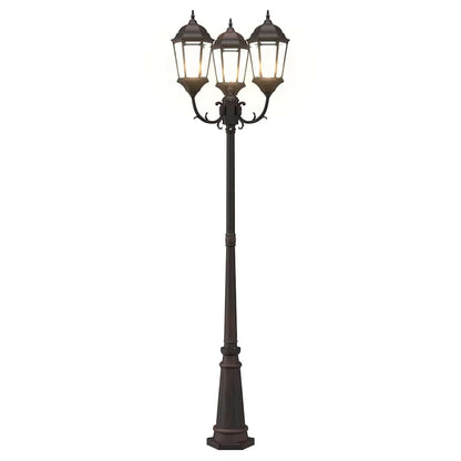 vidaXL Garden Light 61 x 53 x 235 cm Aluminium and Glass - Bronze