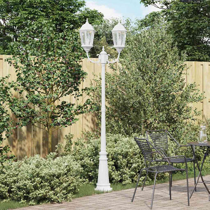 vidaXL Garden Light 68 x 20 x 235 cm Aluminium and Glass - White