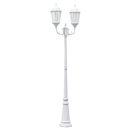 vidaXL Garden Light 68 x 20 x 235 cm Aluminium and Glass - White