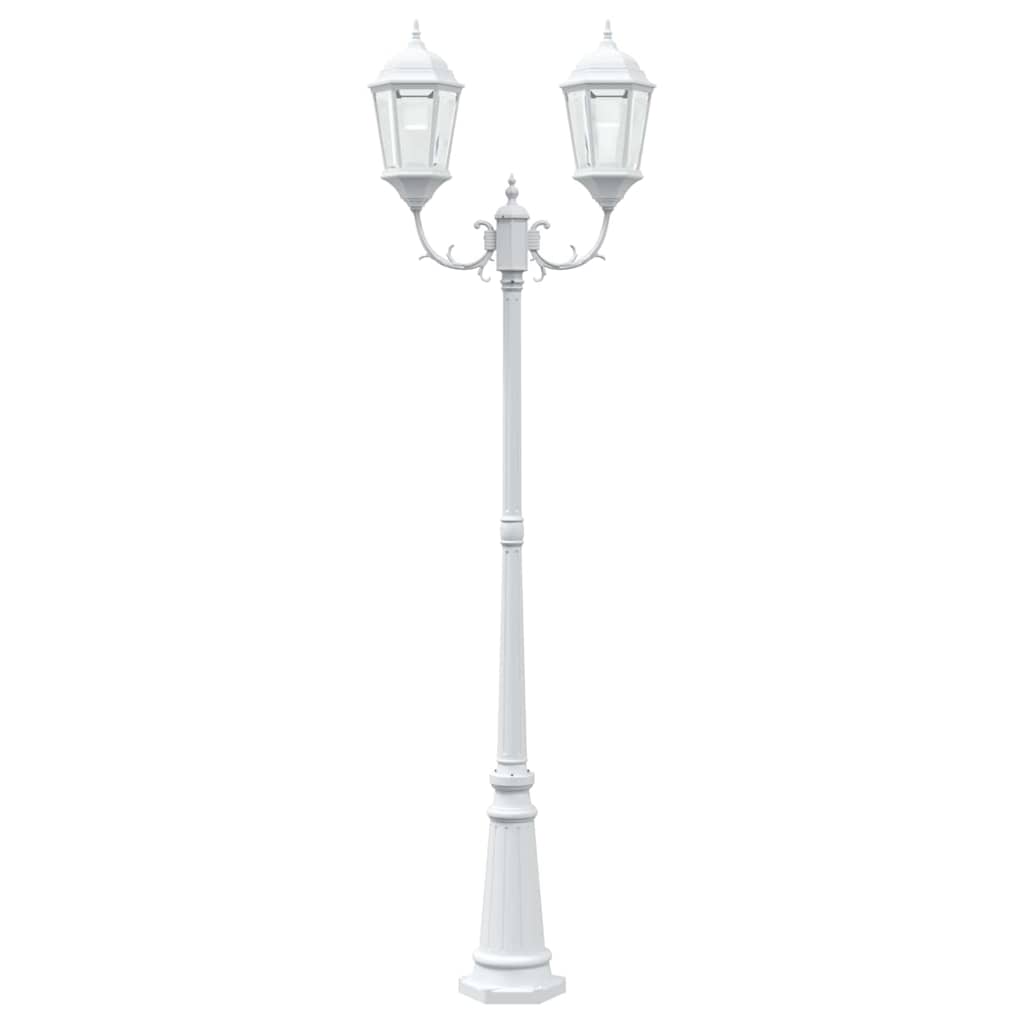 vidaXL Garden Light 68 x 20 x 235 cm Aluminium and Glass - White
