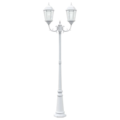vidaXL Garden Light 68 x 20 x 235 cm Aluminium and Glass - White