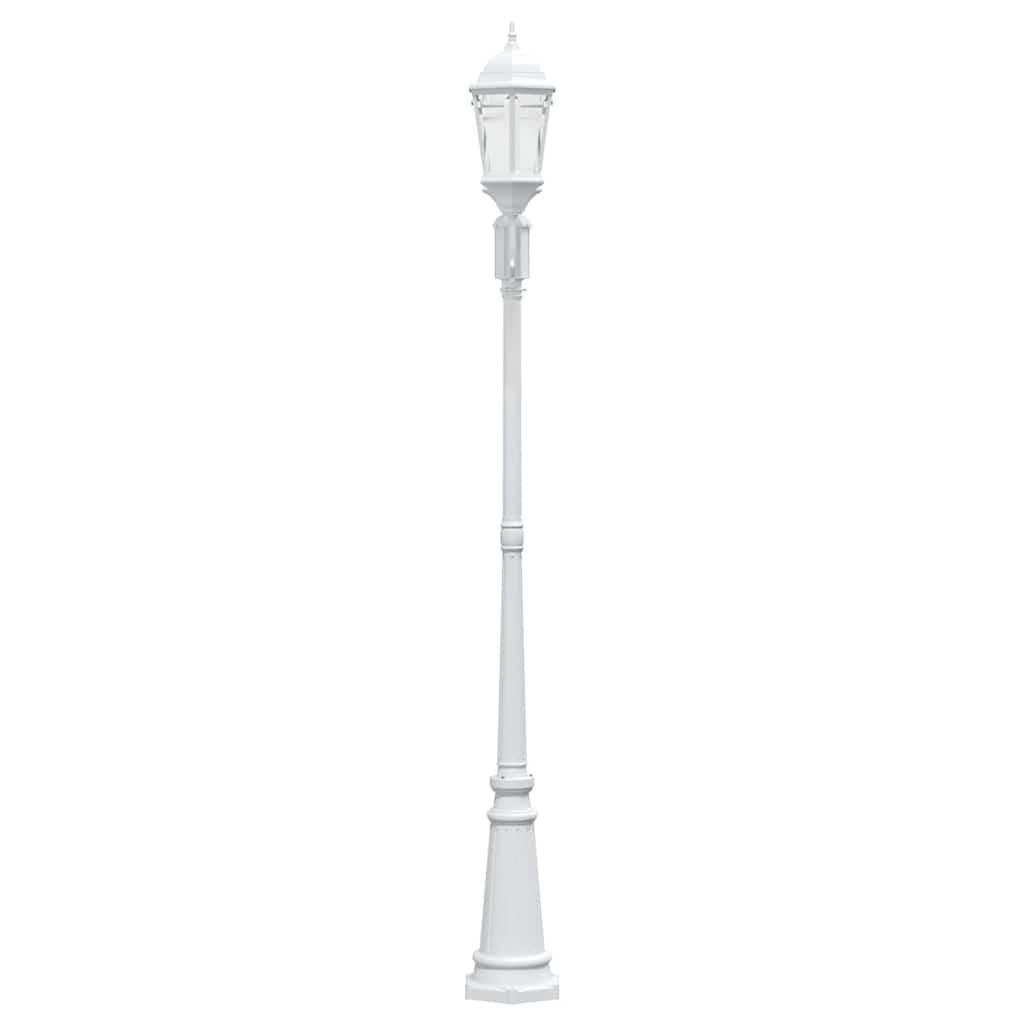 vidaXL Garden Light 68 x 20 x 235 cm Aluminium and Glass - White