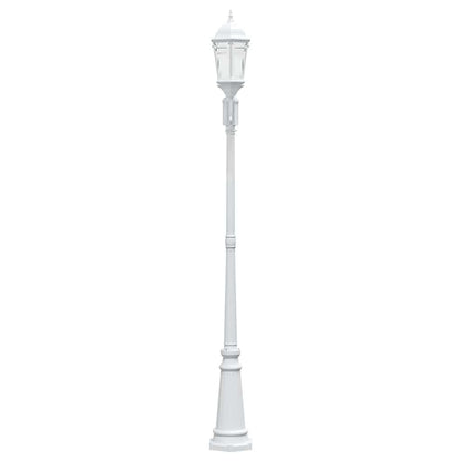 vidaXL Garden Light 68 x 20 x 235 cm Aluminium and Glass - White