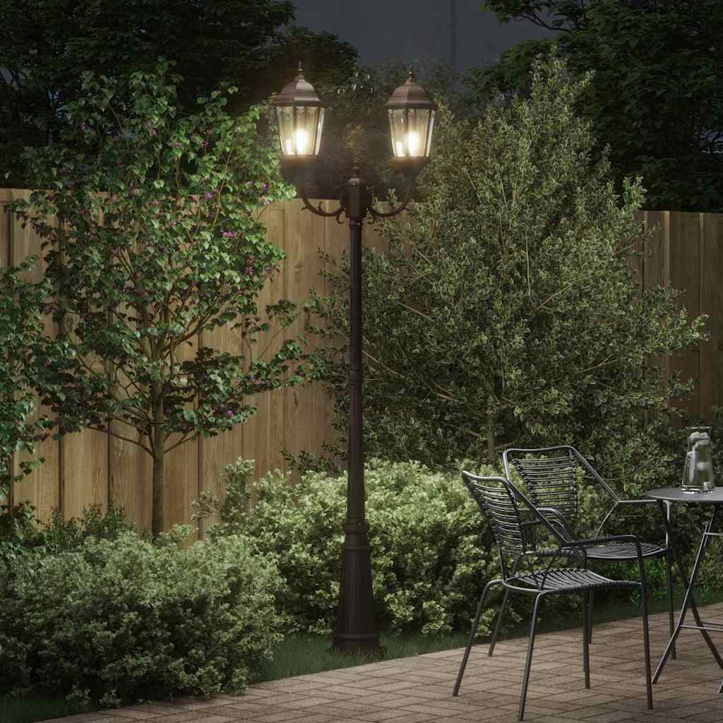 vidaXL Garden Light 68 x 20 x 235 cm Aluminium and Glass - Bronze