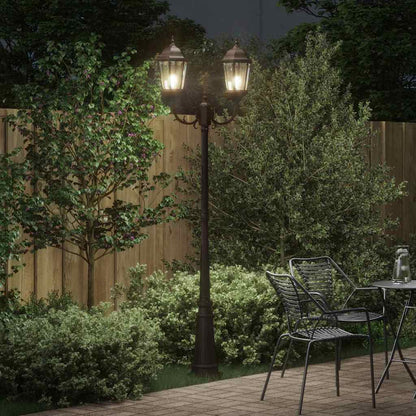 vidaXL Garden Light 68 x 20 x 235 cm Aluminium and Glass - Bronze