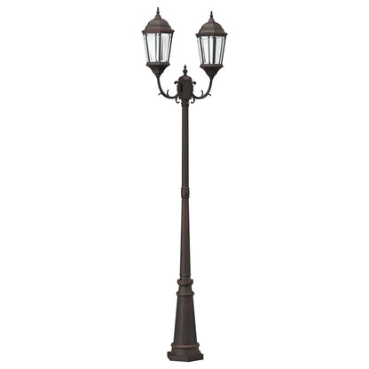 vidaXL Garden Light 68 x 20 x 235 cm Aluminium and Glass - Bronze