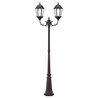 vidaXL Garden Light 68 x 20 x 235 cm Aluminium and Glass - Bronze
