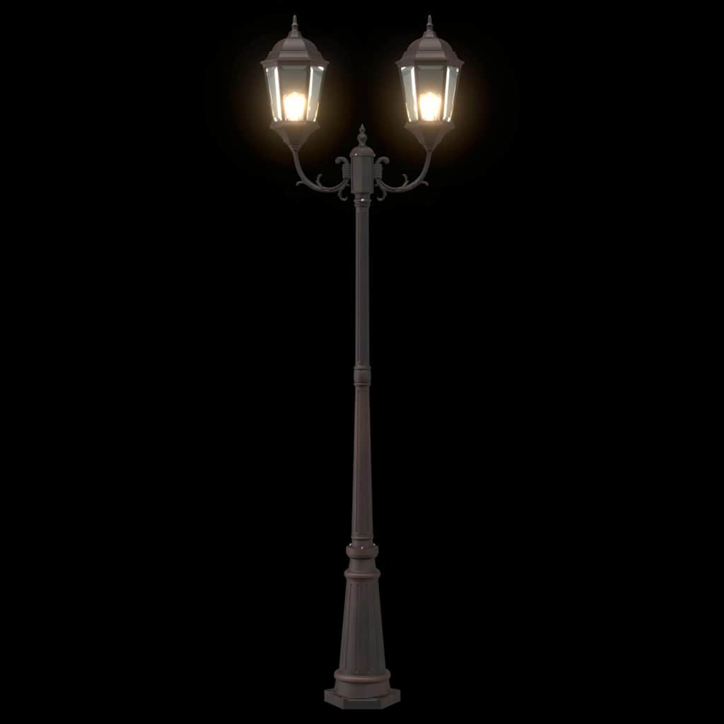 vidaXL Garden Light 68 x 20 x 235 cm Aluminium and Glass - Bronze