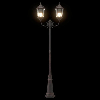 vidaXL Garden Light 68 x 20 x 235 cm Aluminium and Glass - Bronze