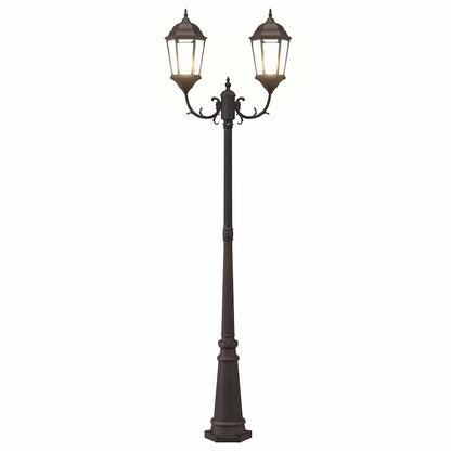 vidaXL Garden Light 68 x 20 x 235 cm Aluminium and Glass - Bronze