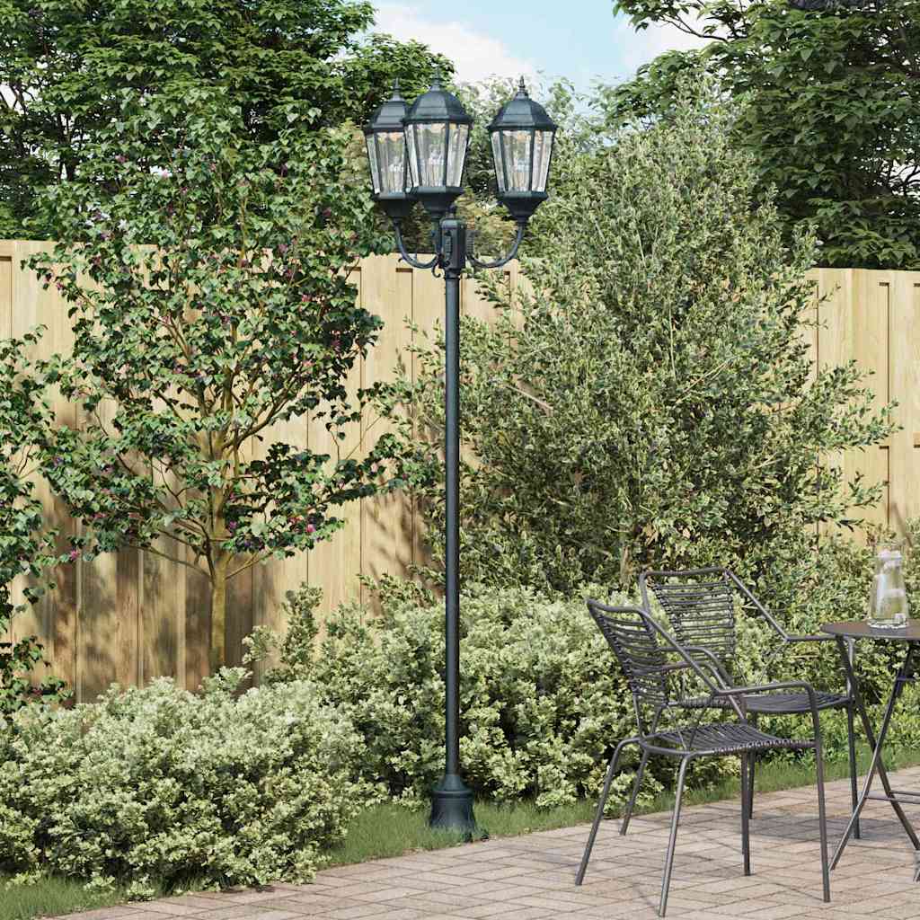 vidaXL Garden Light 57 x 49 x 241 cm Aluminium and Glass - Green