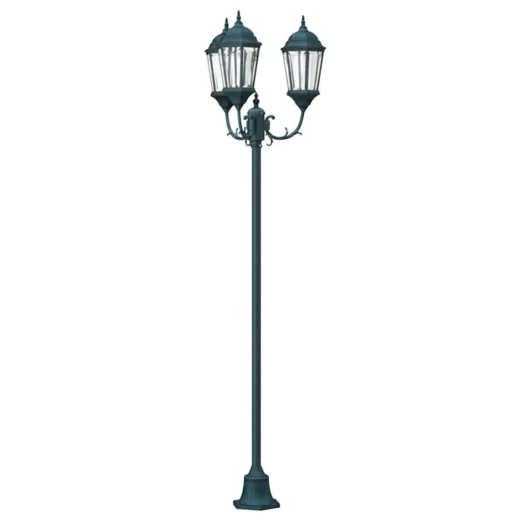 vidaXL Garden Light 57 x 49 x 241 cm Aluminium and Glass - Green