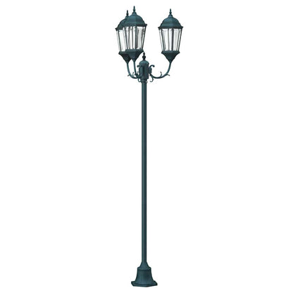 vidaXL Garden Light 57 x 49 x 241 cm Aluminium and Glass - Green