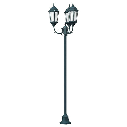 vidaXL Garden Light 57 x 49 x 241 cm Aluminium and Glass - Green