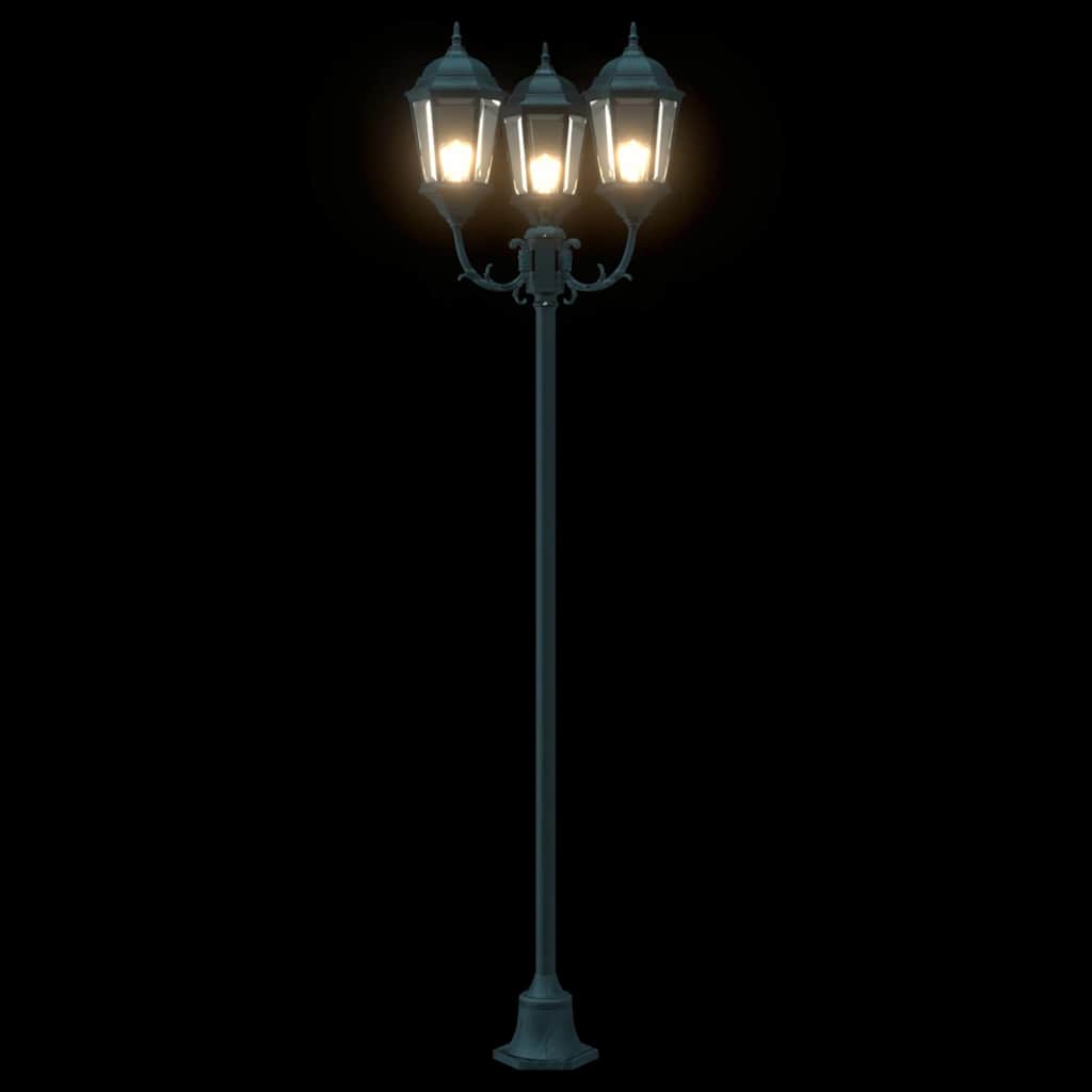 vidaXL Garden Light 57 x 49 x 241 cm Aluminium and Glass - Green