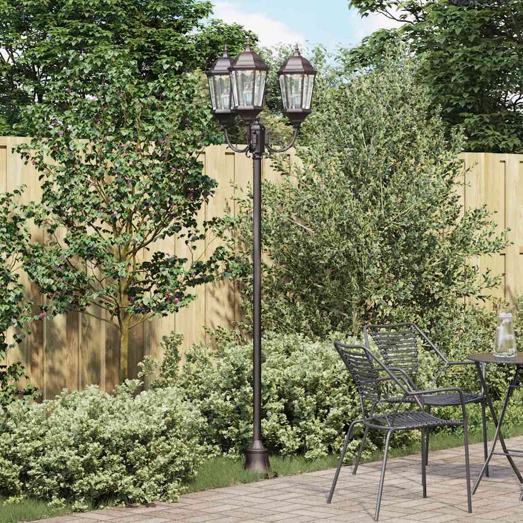 vidaXL Garden Light 57 x 49 x 241 cm Aluminium and Glass - Bronze