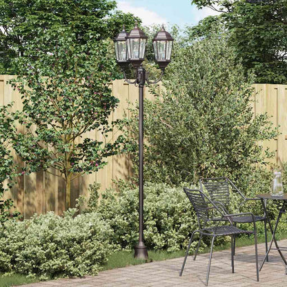 vidaXL Garden Light 57 x 49 x 241 cm Aluminium and Glass - Bronze