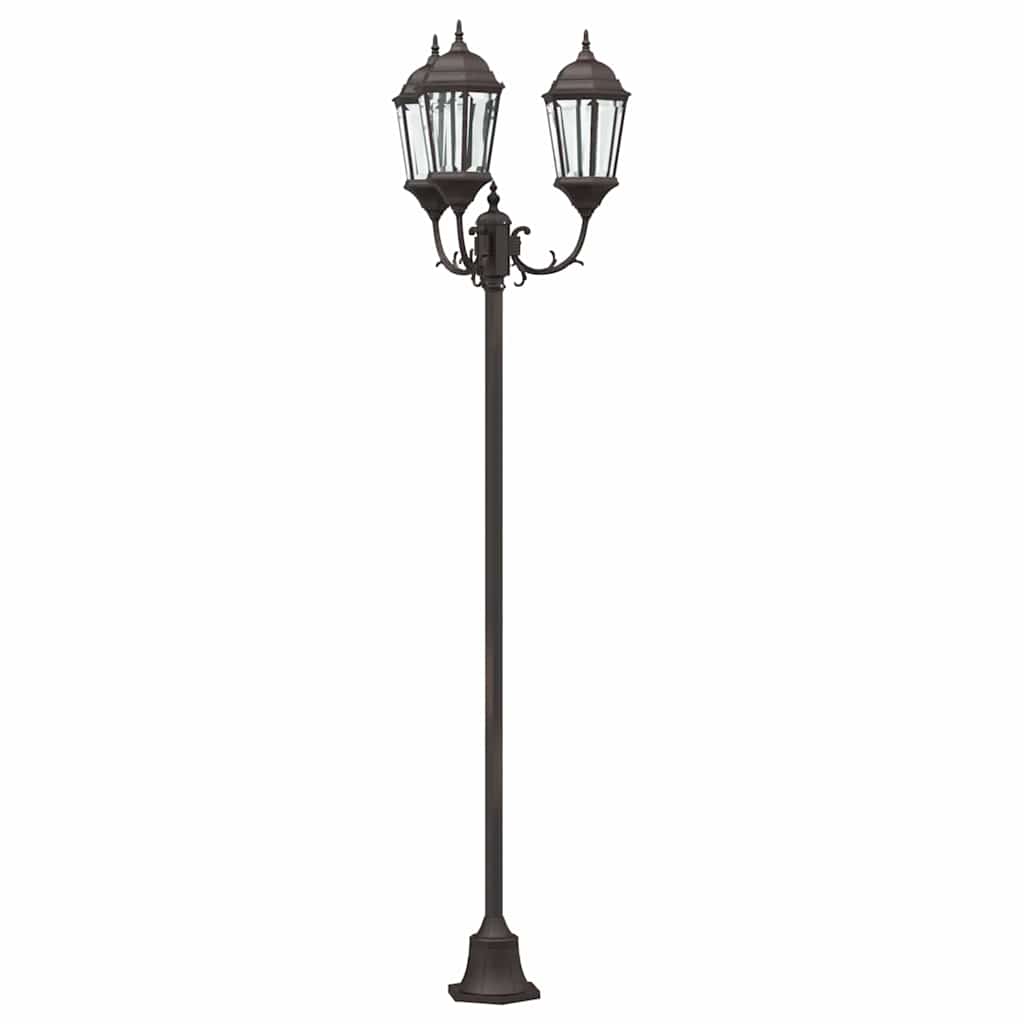 vidaXL Garden Light 57 x 49 x 241 cm Aluminium and Glass - Bronze