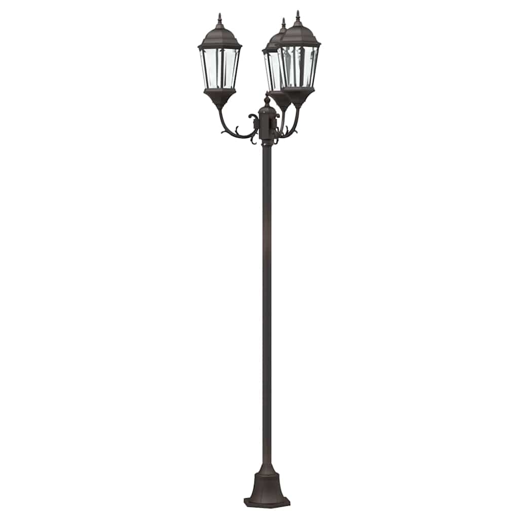 vidaXL Garden Light 57 x 49 x 241 cm Aluminium and Glass - Bronze