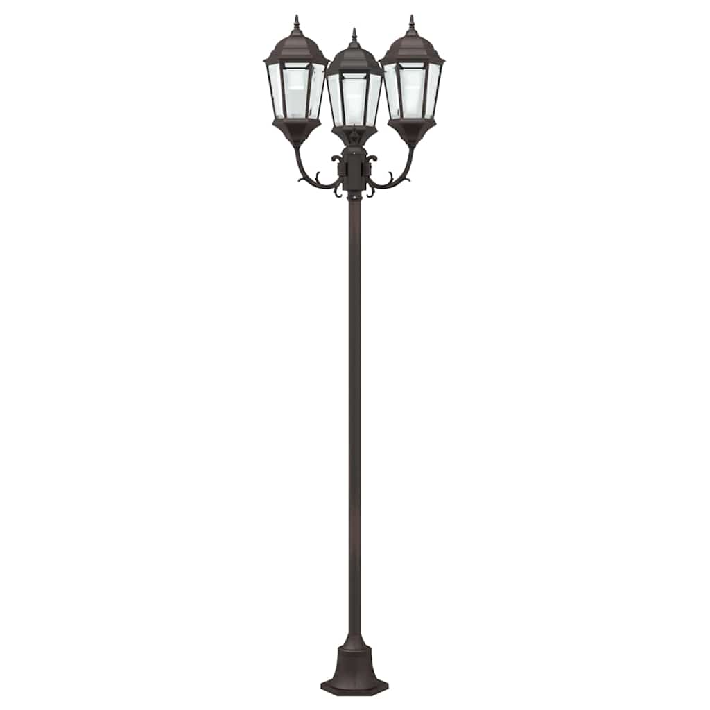 vidaXL Garden Light 57 x 49 x 241 cm Aluminium and Glass - Bronze