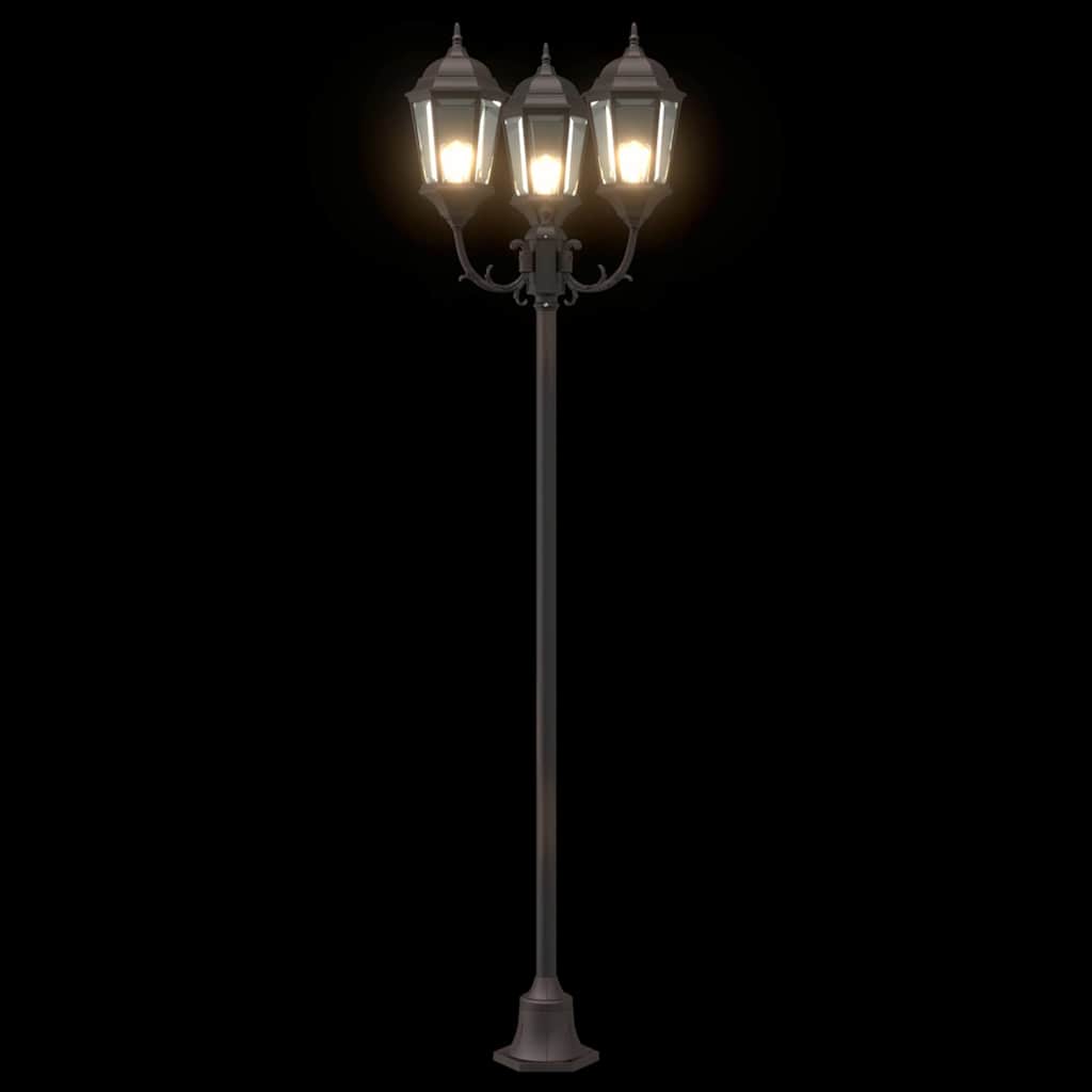 vidaXL Garden Light 57 x 49 x 241 cm Aluminium and Glass - Bronze
