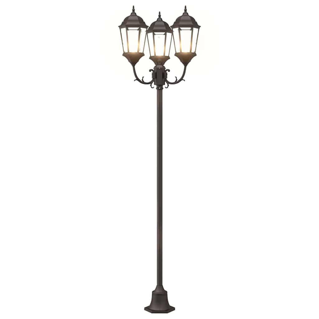 vidaXL Garden Light 57 x 49 x 241 cm Aluminium and Glass - Bronze