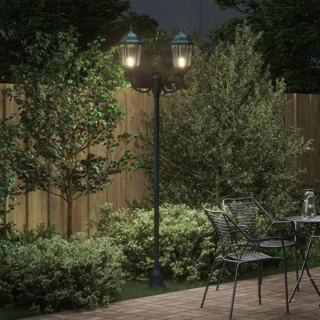 vidaXL Garden Light 68 x 20 x 235 cm Aluminium and Glass - Green
