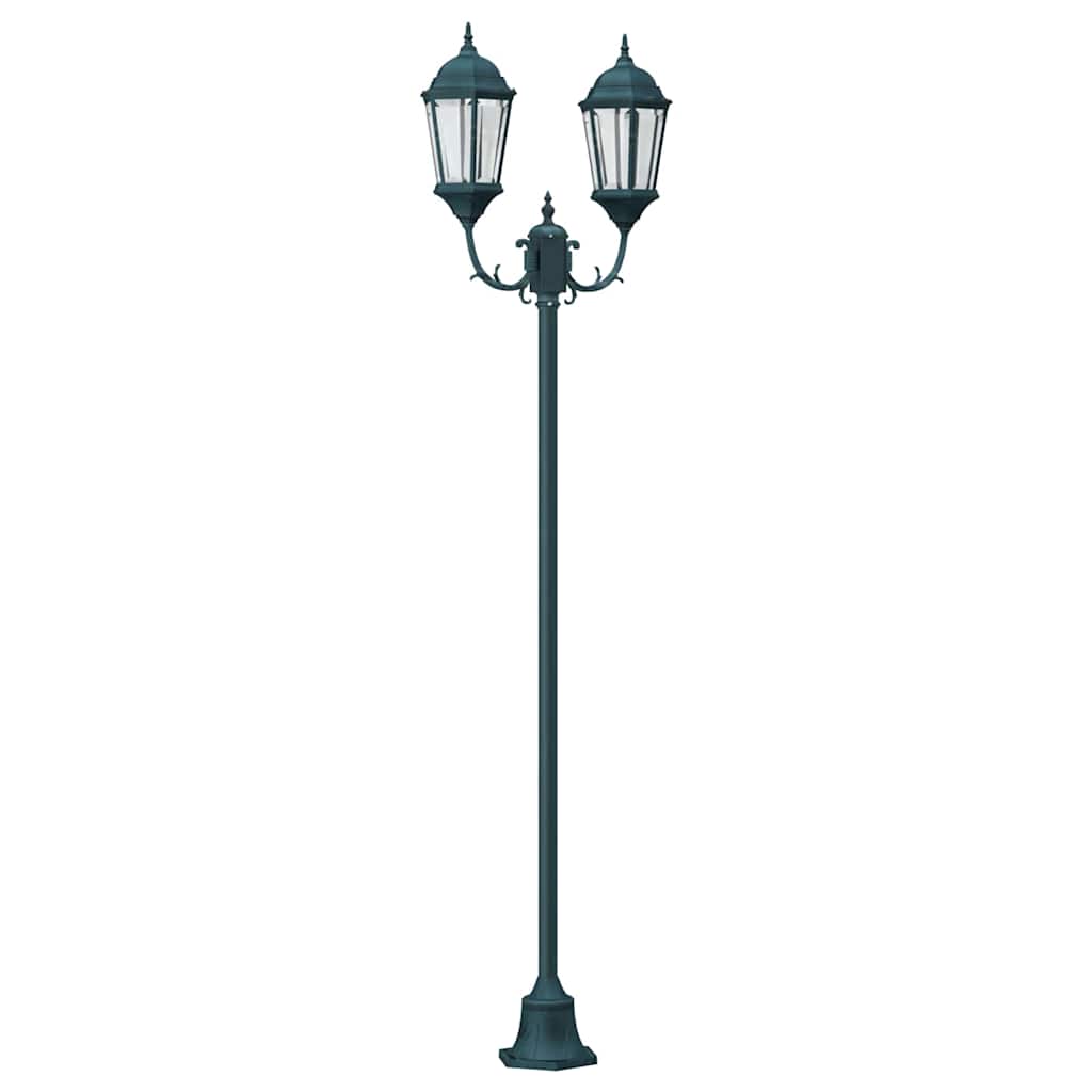 vidaXL Garden Light 68 x 20 x 235 cm Aluminium and Glass - Green