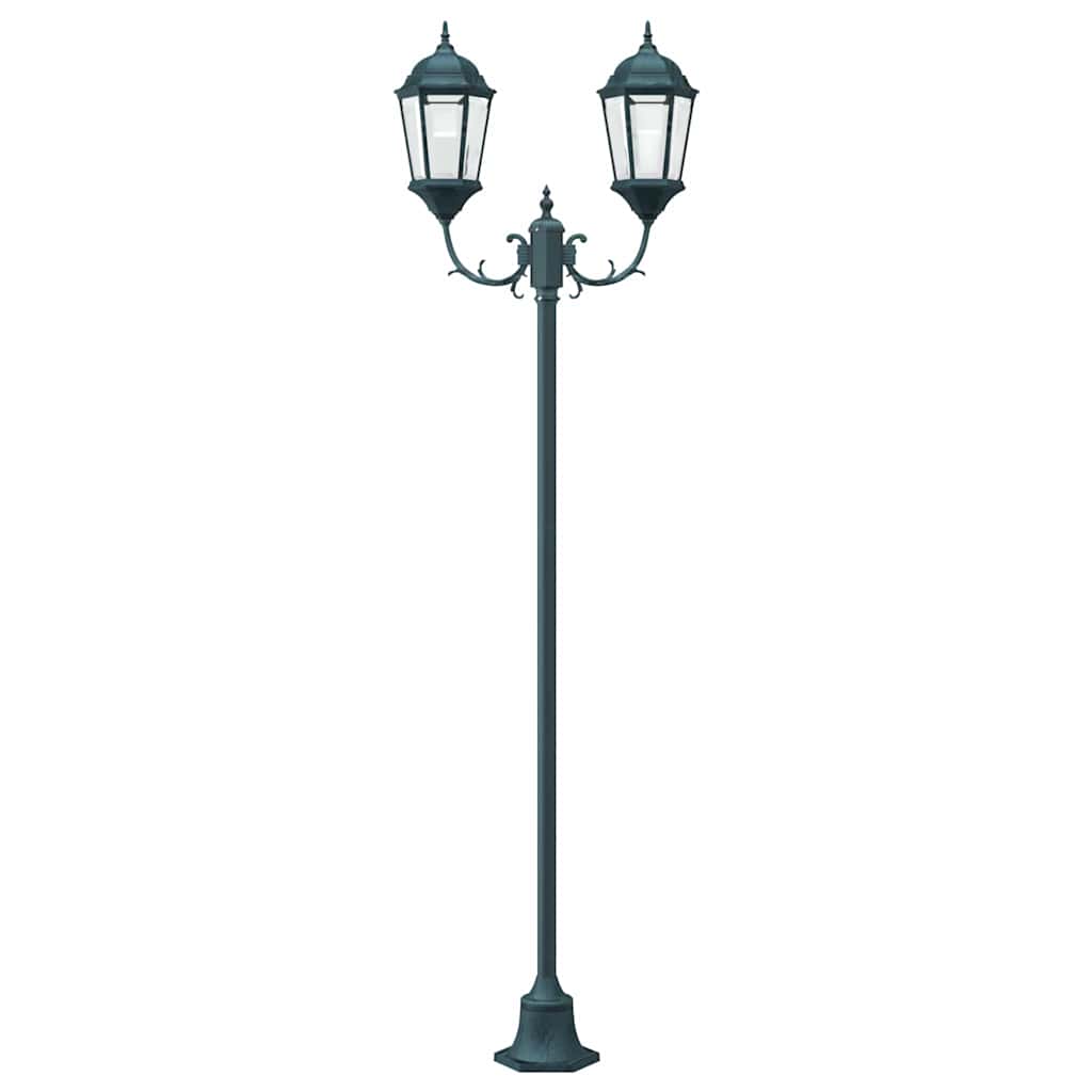 vidaXL Garden Light 68 x 20 x 235 cm Aluminium and Glass - Green
