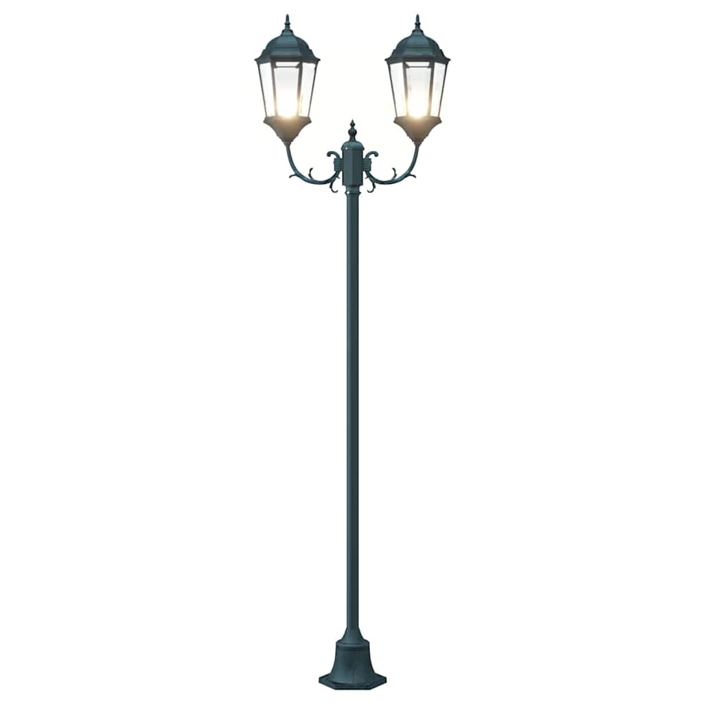 vidaXL Garden Light 68 x 20 x 235 cm Aluminium and Glass - Green