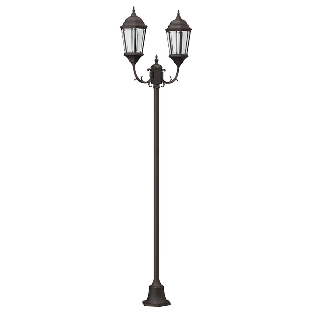vidaXL Garden Light 68 x 20 x 235 cm Aluminium and Glass - Bronze - 54743
