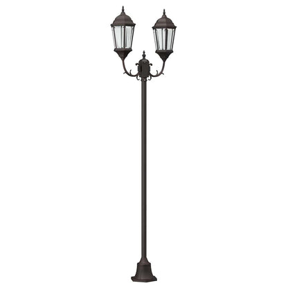 vidaXL Garden Light 68 x 20 x 235 cm Aluminium and Glass - Bronze - 54743