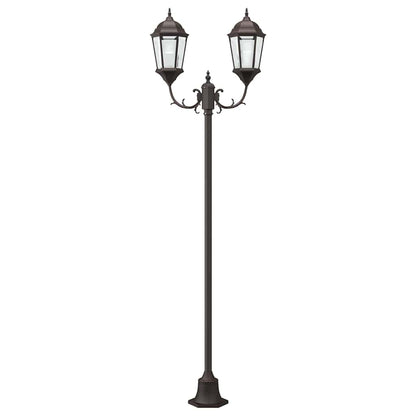 vidaXL Garden Light 68 x 20 x 235 cm Aluminium and Glass - Bronze - 54743