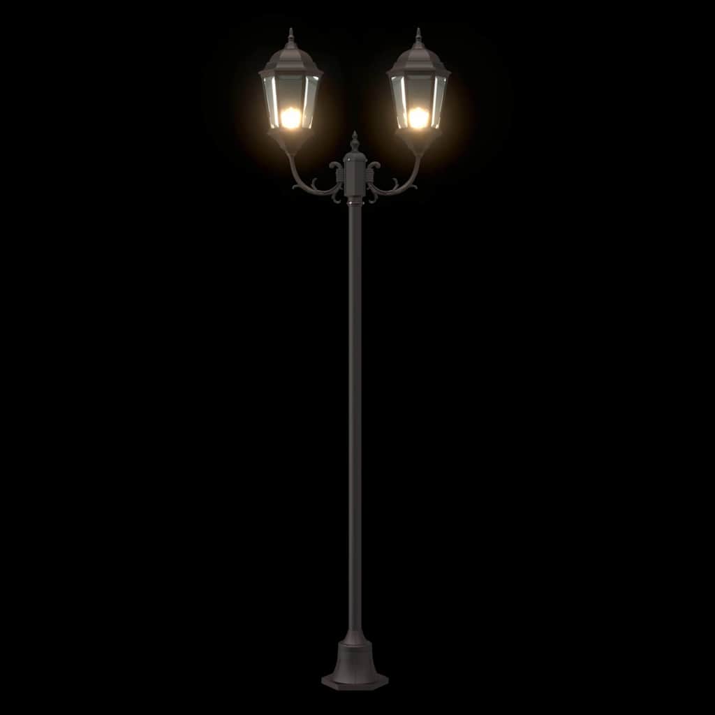 vidaXL Garden Light 68 x 20 x 235 cm Aluminium and Glass - Bronze - 54743