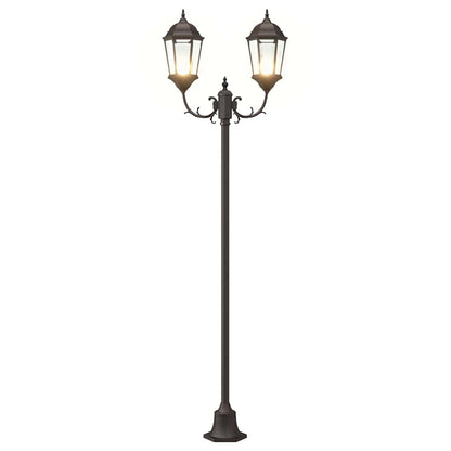 vidaXL Garden Light 68 x 20 x 235 cm Aluminium and Glass - Bronze - 54743