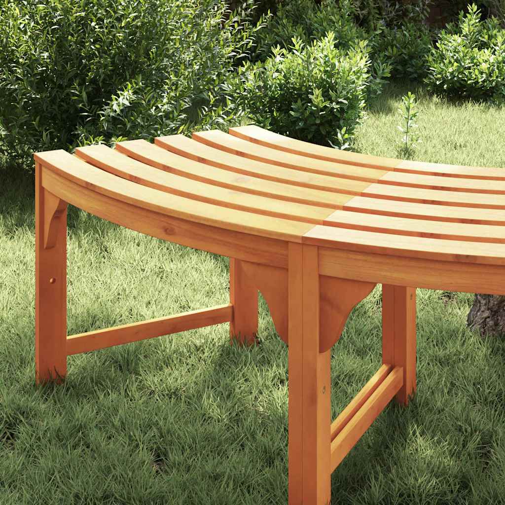 vidaXL Tree Bench 4-Seater 210 x 80 x 45 cm Solid Eucalyptus Wood - Brown